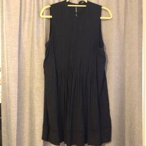 Black cotton dress